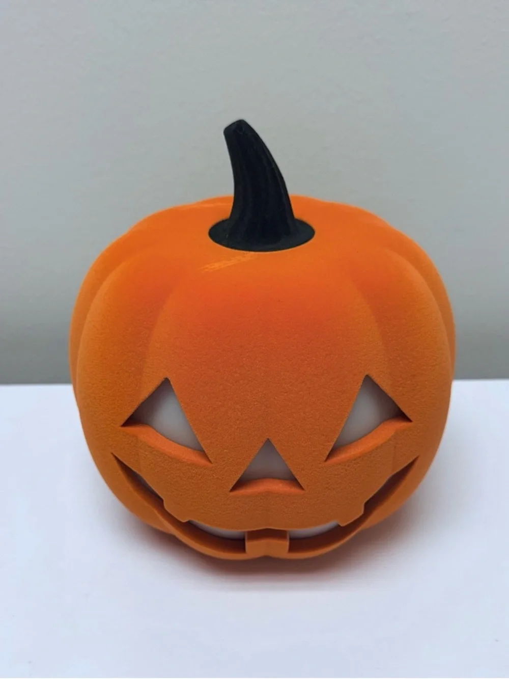 New! Flocked LED Figural Orange Pumpkin - Bullseye's Playground™ 2026